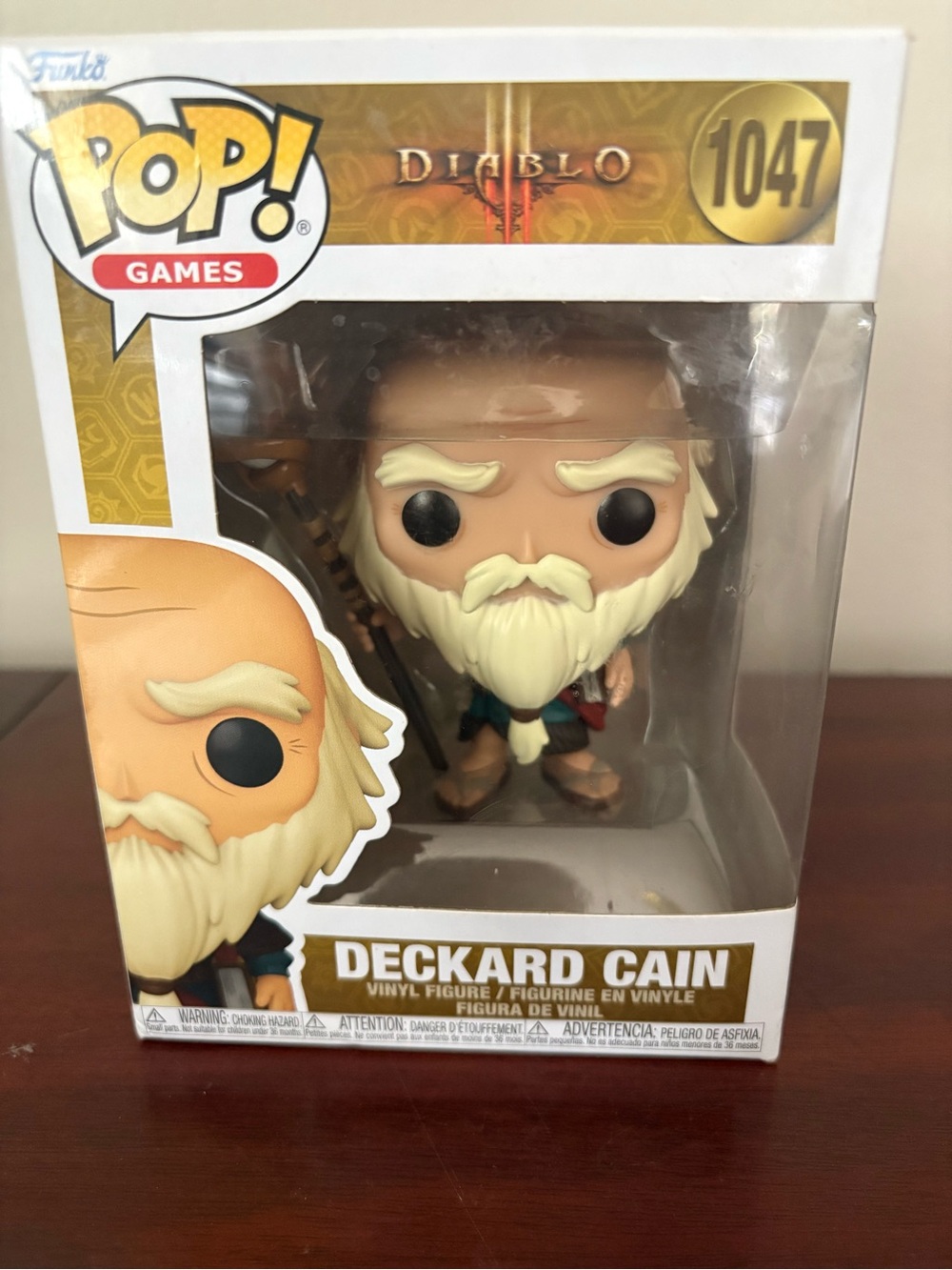 Funko Pop! Games Diablo Deckard Cain Vinyl Figure - Cream, Tan, Brown 1047